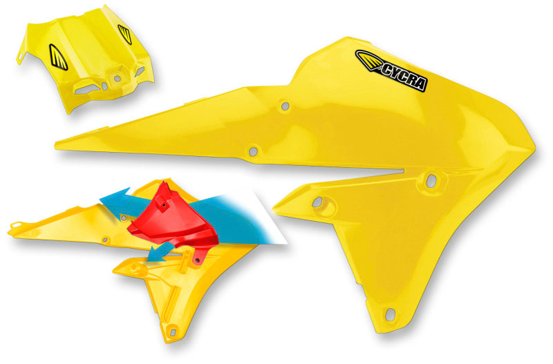 Cycra 1CYC-1778-66 fits Yamaha YZ250F/YZ450F/WR/FX Intake Radiator Shrouds