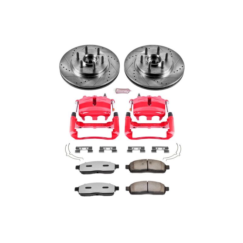 Power Stop KC1939-36 2004 fits Ford F-150 Front Z36 Truck & Tow Kit w/Cals