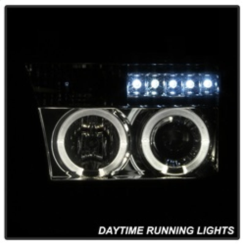 Spyder 5012043 fits Toyota 07-13 Tundra Projector Headlights LED Halo LED Smke