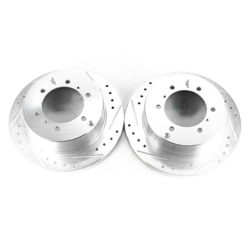 PowerStop fits Mitsubishi 92-00 Montero Rear Evolution Drilled & Slotted Rotors