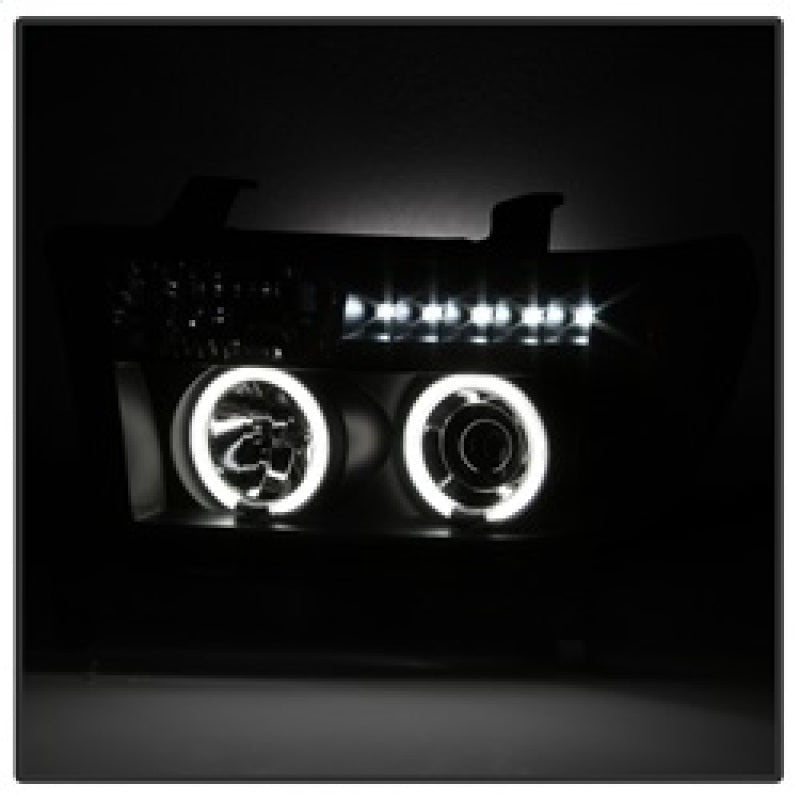 Spyder 5030306 fits Toyota 07-13 Tundra Projector Headlights CCFL Halo LED Blk