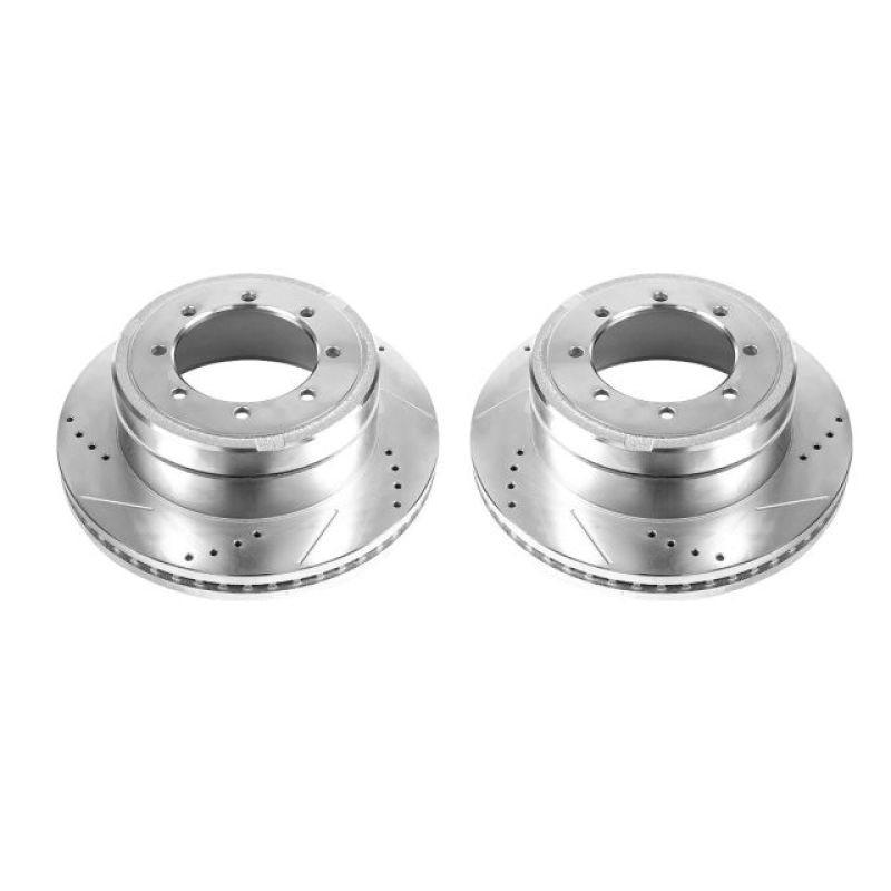 PowerStop AR85154XPR fits Ford F-450 Super Duty Rear Drilled/Slotted Rotor Pair