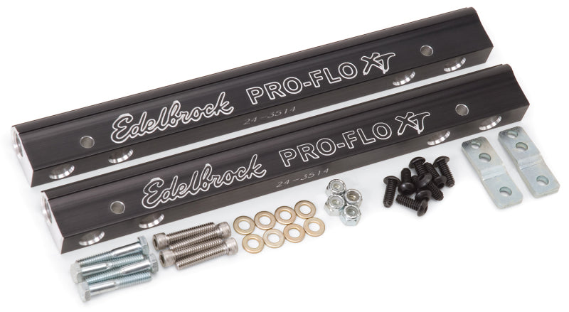 Edelbrock 3627 EFI Fuel Rail Kit fits SBC Pro-Flo XT for Use On 7137 Intake