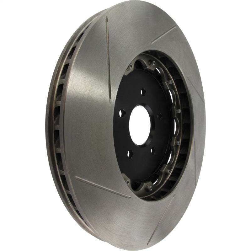 Stoptech 129.42104.13 09-11 Nissan GT-R Front Left Slotted Bare Iron 380x34mm AeroRotor Kit