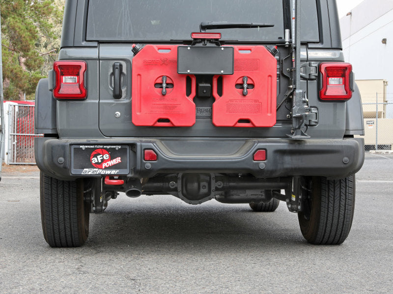 AFE 49-48070-1B orce-Xp Axle-Back Exhaust System w/Black Tip 18-20 fits Jeep Wr