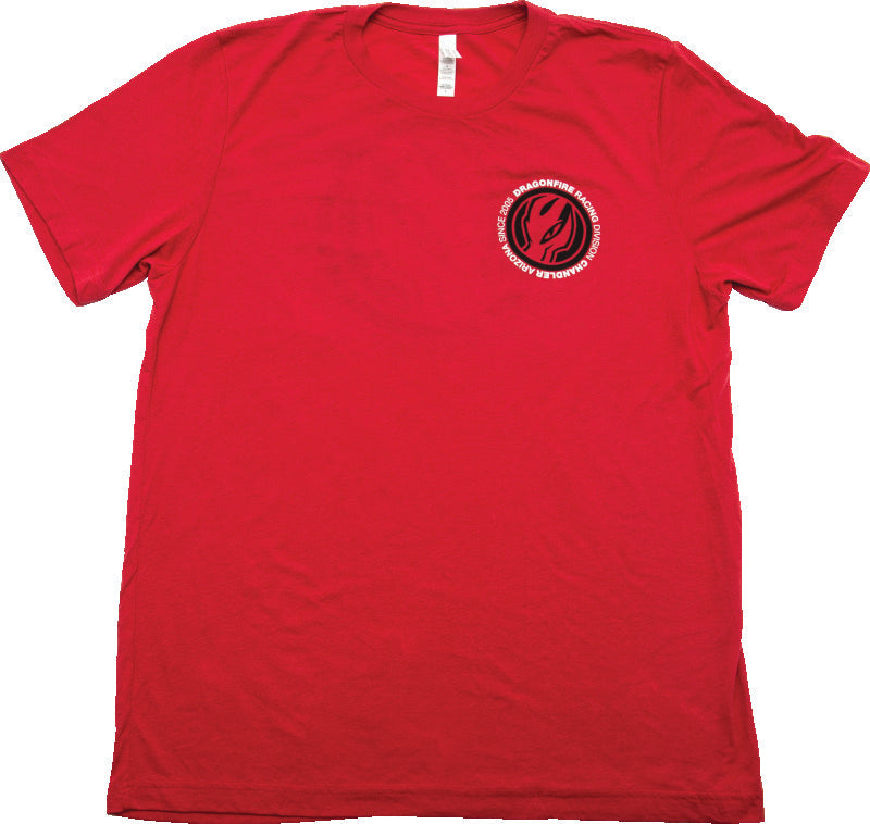 DragonFire Racing 523111 Dfr Circle Logo Red Sm