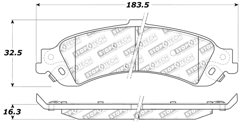 Stoptech 309.0834 Performance Brake Pads