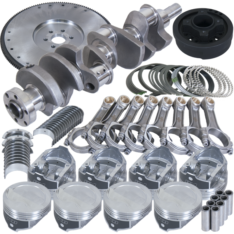 Eagle B16023LS060 fits Ford 302 3.400in Crank 5.400in I-Beam Rod -16cc 4.060in Pistons 157 Tooth FW Balanced Assembly