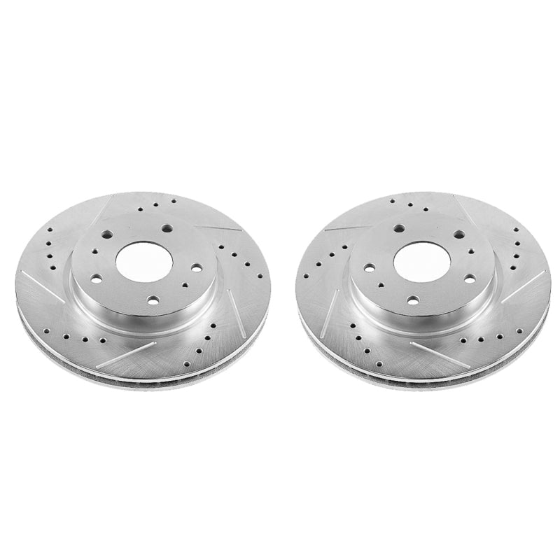 PowerStop fits Suzuki 07-13 SX4 Front Evolution Drilled & Slotted Rotors - Pair