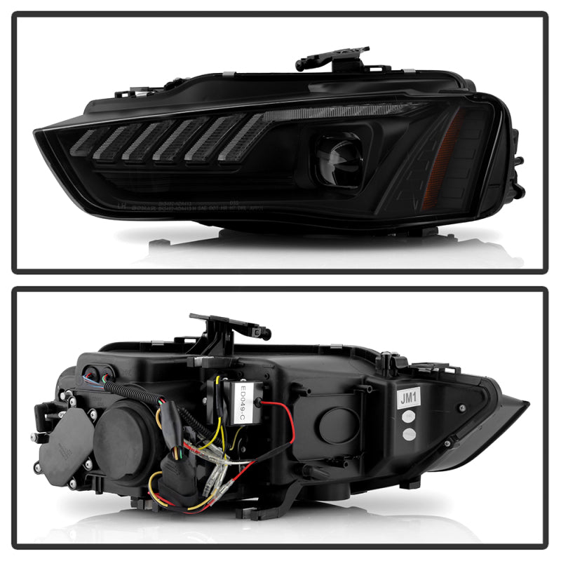 Spyder 5088321 fits Audi 13-16 A4/S4 Halogen Model Only Projector Headlights -