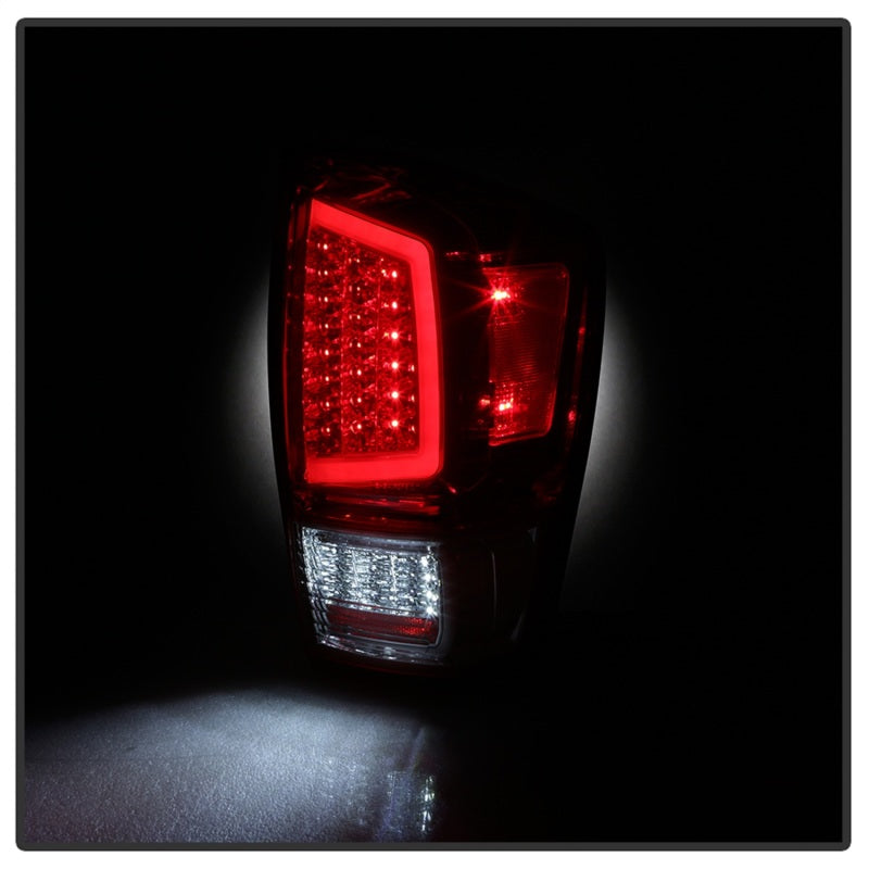 xTune 9041709 16-18 fits Toyota Tacoma Light Bar LED Tail Lights - Chrome (ALT-