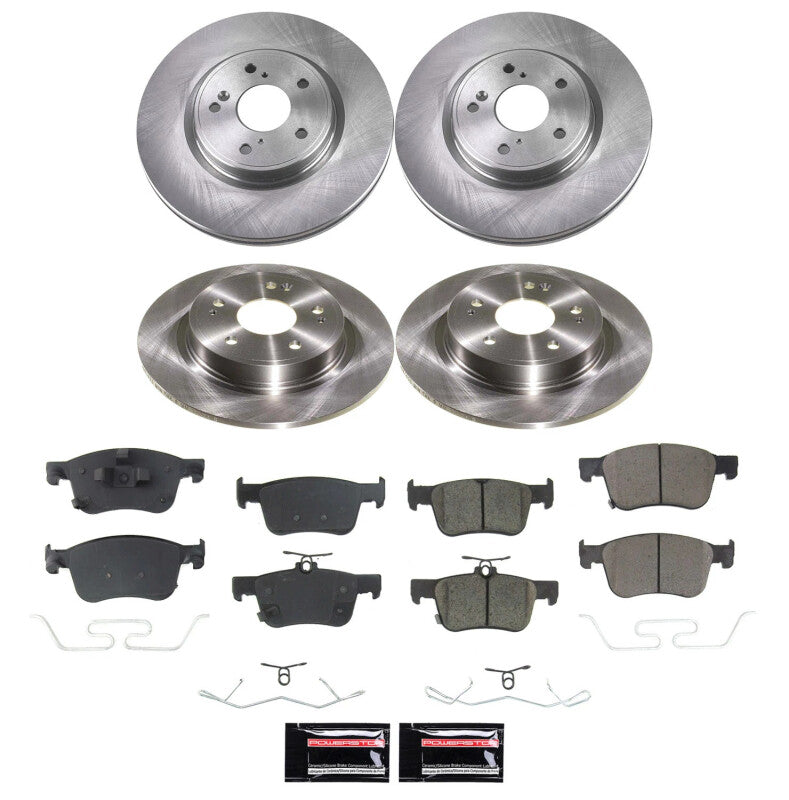 Power Stop KOE9233 23 fits Acura Integra Front and Rear Autospecialty Brake Kit