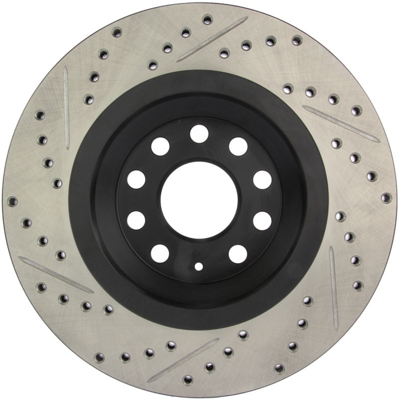 Stoptech 127.33113L 09 fits VW Passat CC / 06-09 Passat Slotted & Drilled Left Rear Rotor