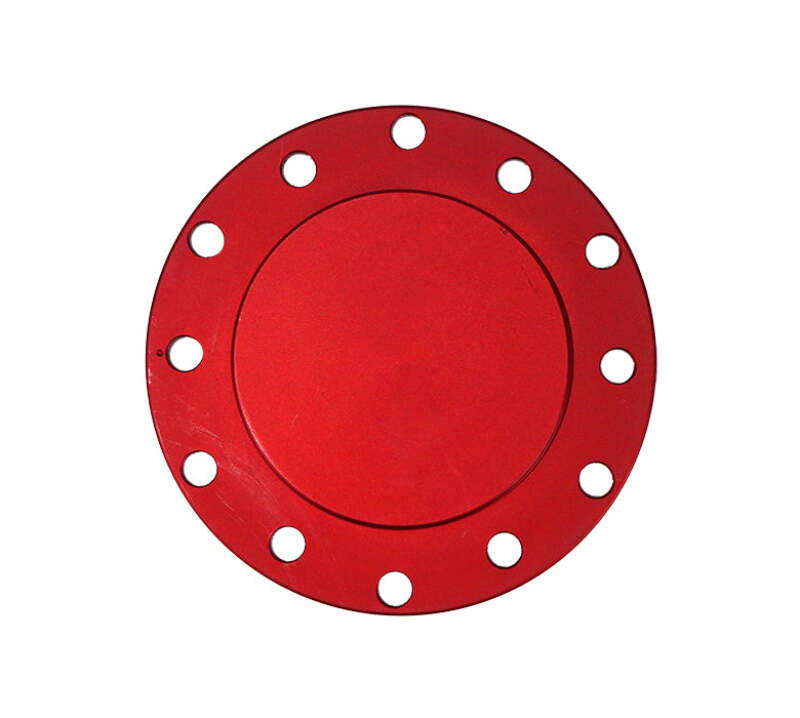 NRG STR-150RD Horn Delete Plate Flush 70x6in / 74x6 PCD pattern - Red