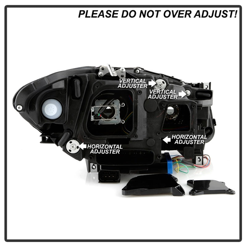 Spyder 5088208 fits BMW 11-13 5 Series F10 Xenon/HID AFS Projector Headlights -