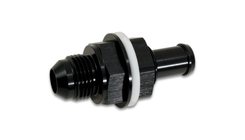 Vibrant 16906 Bulkhead Fuel Cell Adapter -6AN Male Flare x 3/8in Barb