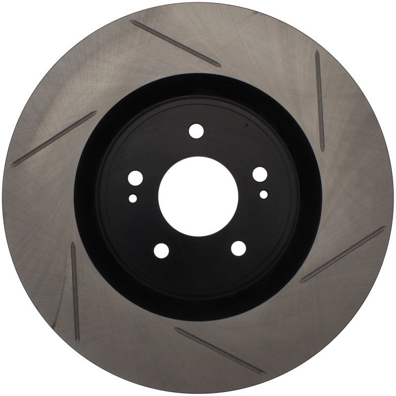 Stoptech 126.46076SL Power Slot 08-09 Evo 10 Slotted Left Front Rotor