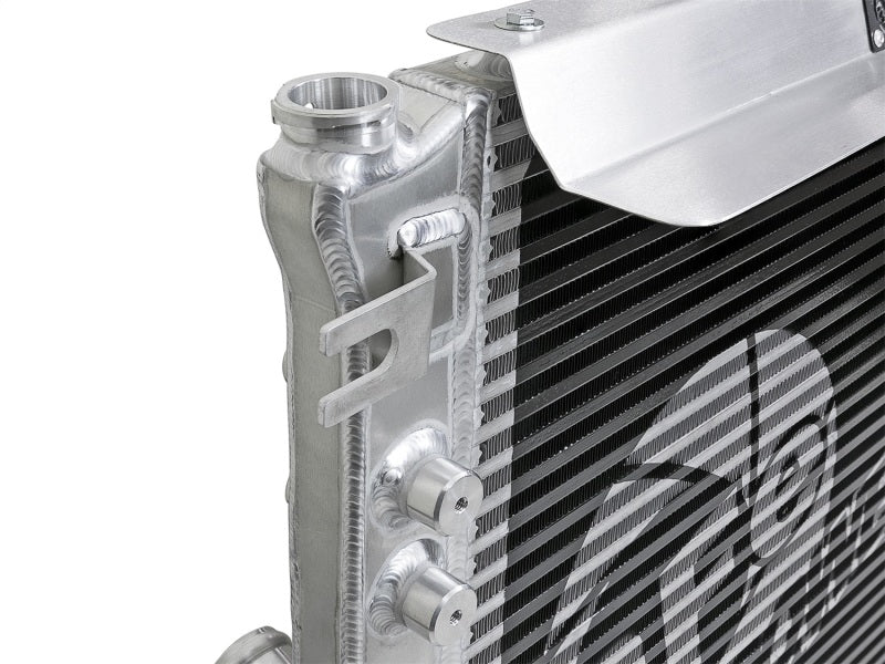 AFE 46-50002-B unner GT Series Bar and Plate Radiator w/ Black Hoses 07-11 fits