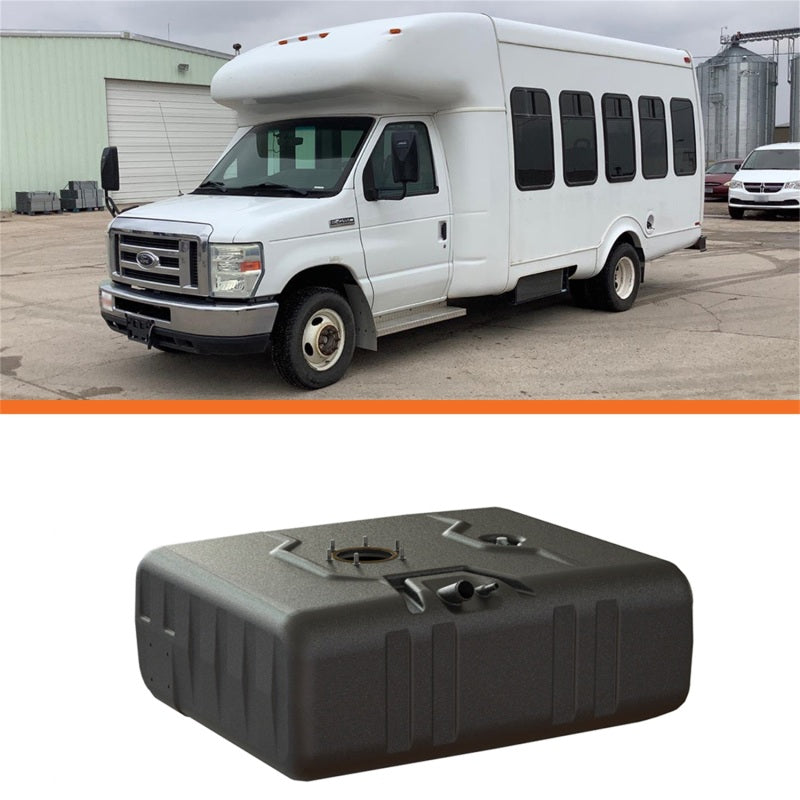 fits Titan Fuel Tanks 8020199 99-10 Ford Econoline Cut-Away Cab & Chassis 55 Gallon After-Axle Utility Fuel Tank