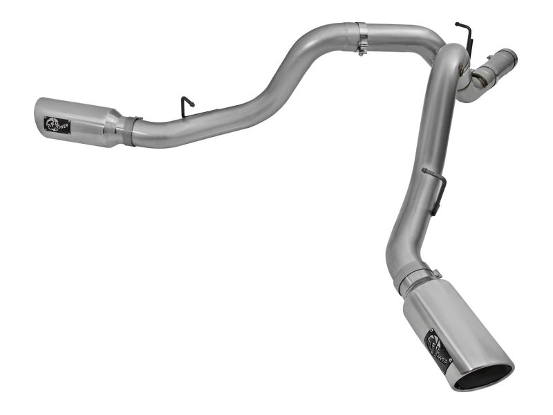 AFE 49-44080-P Bore HD 4in Dual DPF-Back SS Exhaust w/Polished Tip 16-17 fits G