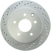 Stoptech 227.42077R Select Sport fits Nissan Slotted and Drilled Right Rear Rotor