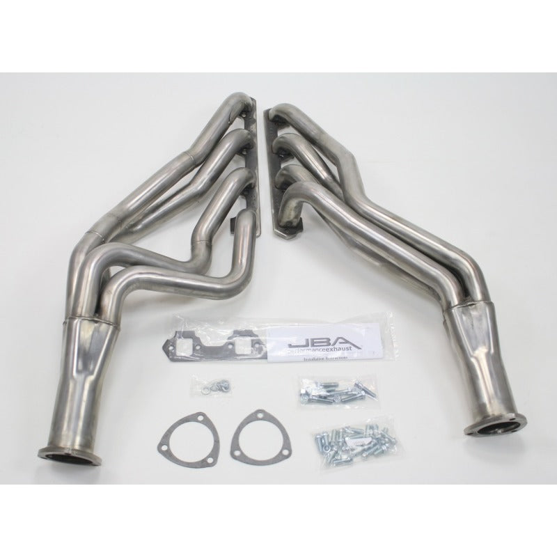 JBA 6610S fits Ford 65-73 Mustang 260-302 SBF 4 Speed C4/C6/AOD 1-3/4in Primary Raw 409SS Long Tube Header