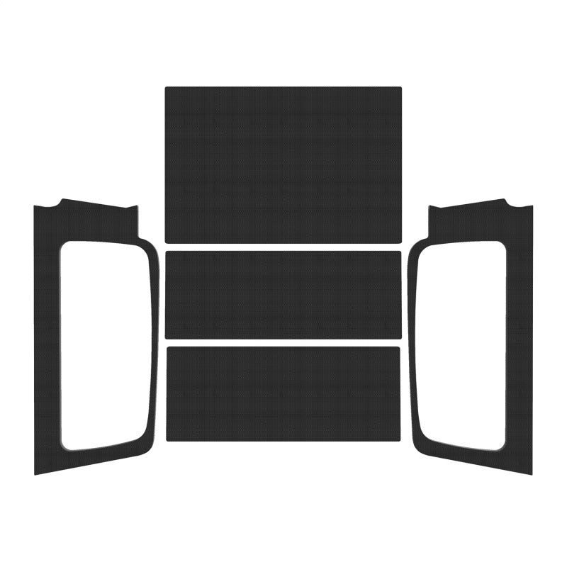 DEI 50601 fits Jeep 04-06 Wrangler LJ Unliminted Headliner Complete Kit - Black