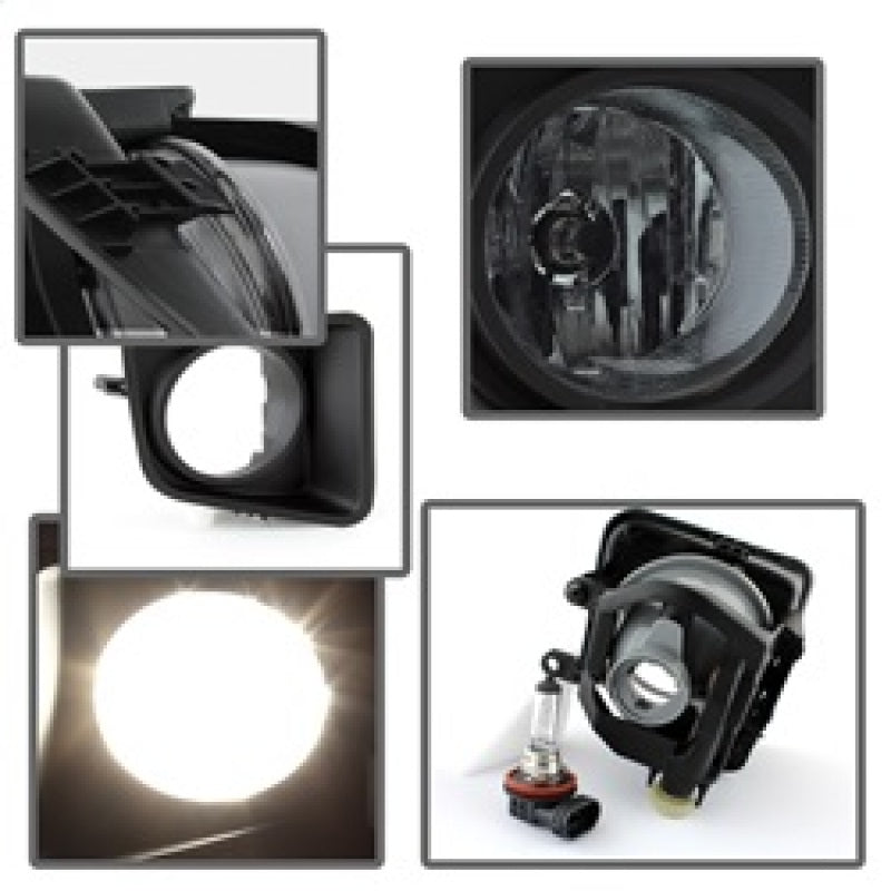 Spyder 5077707 fits Toyota Tundra 2014+ OEM Fog Lights W/Switch- Smoked FL-CL-T