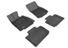 3D MAXpider 2011-2020 fits Infiniti QX80/QX56 Kagu 2nd Row Floormats - Black