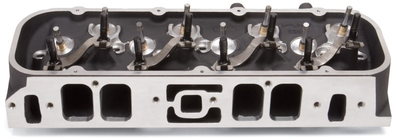 Edelbrock 61559 Single Marine BBC Rect Port Head w/ Valves