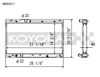 Koyo HH083417 2017 fits Honda Civic Type-R Radiator
