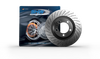 SHW Performance PRL39979 SHW 09-13 fits Porsche 911 Turbo w/Center Lock w/o Ceramics Left Rear Drill-Dimp MB Rotor (99735240503)