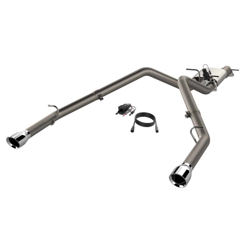 QTP 420019 2019-2024 Ram 1500 QTP Screamer Split Rear Exit Cat Back