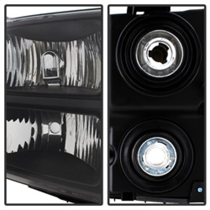 Xtune 9034749 fits GMC 07-13 Sierra Crystal Headlights Black HD-JH-GSIE07-AM-BK