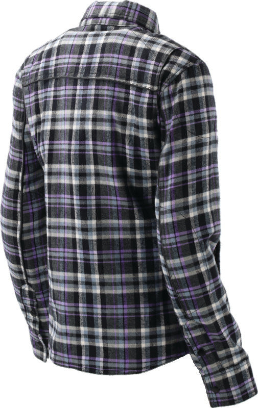 Kuryakyn 094527 Kuryakyn Leather By River Road Cameo Flannel Moto Shirt Womens - Small