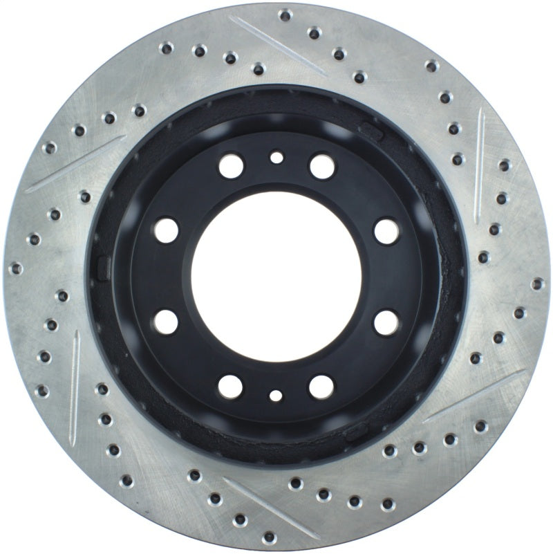 Stoptech 127.66059R 01-09 Chevrolet Silverado 2500HD 3500 Front Right Slotted & Drilled Rotor