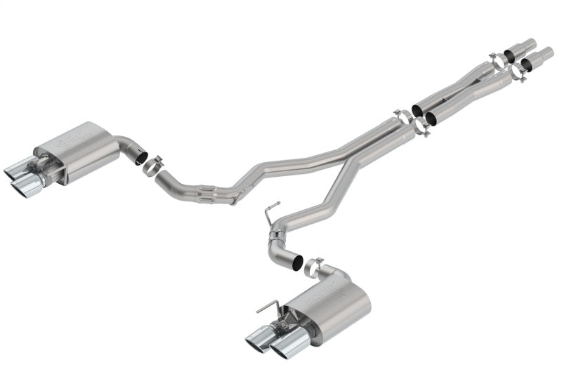 Borla 140743 2018 fits Ford Mustang GT 5.0L AT/MT 3in ATAK Catback Exhaust w/ Valves