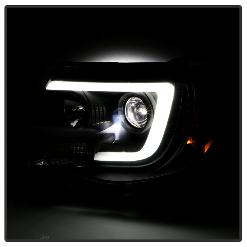 Spyder 5088185 fits Toyota 05-11 Tacoma V2 High-Power LED Headlights - Black PR