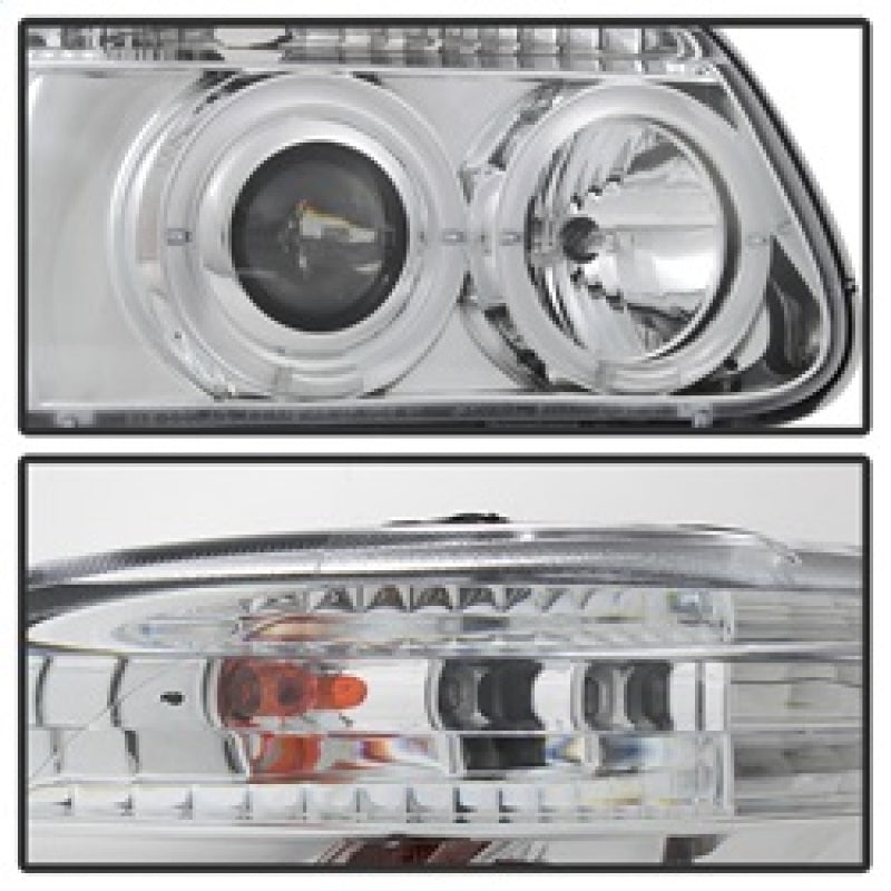 Spyder 5010148 fits Ford 95-01 Explorer 1PC Projector Headlights LED Halo Chrm