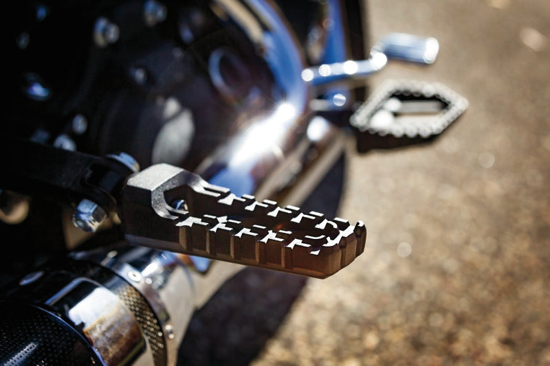 Kuryakyn 3599 Kuryakyn Riot Pegs Without Adaptor Satin Black