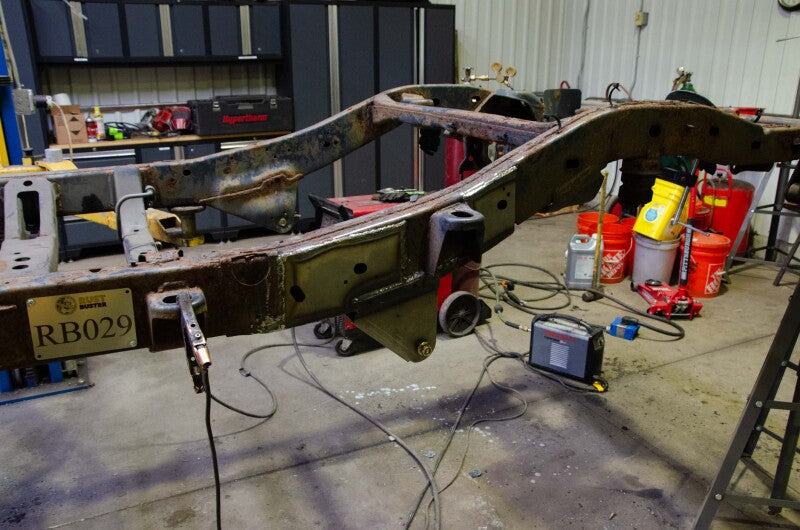 RustBuster RB7516R Rust Buster 06-10 Hummer H3 Leaf Spring Frame Section - Right