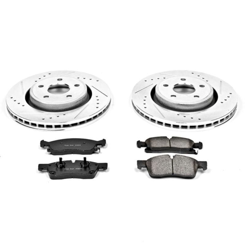 PowerStop K5954 fits Dodge 11-19 Durango Front Z23 Evolution Sport Brake Kit