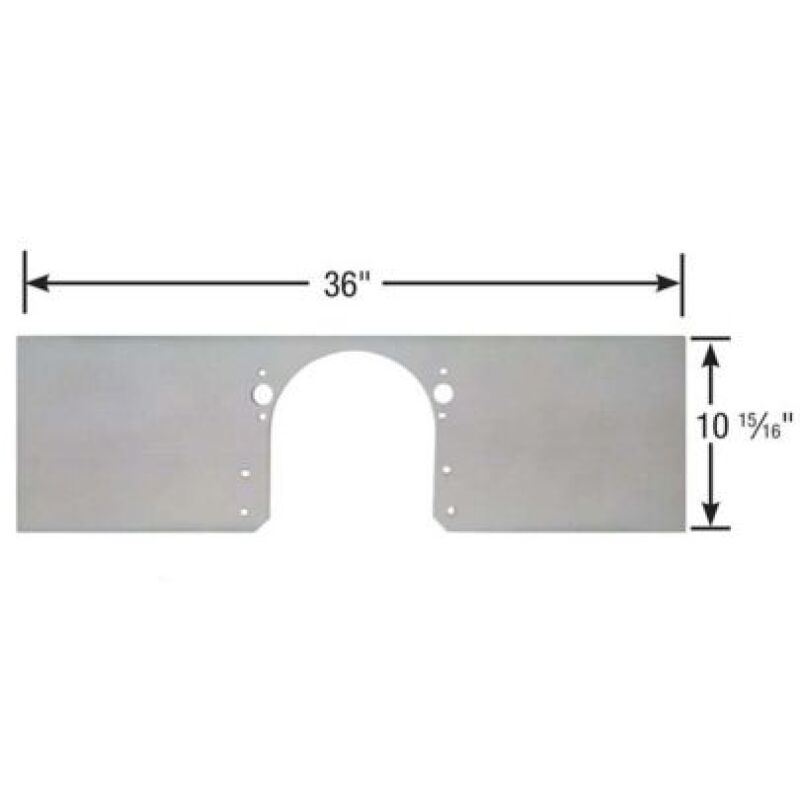 Moroso C4005 fits Chevrolet Big Block 1-Piece Front Motor Plate