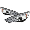 Spyder 5086457 fits Ford 15-18 Focus Projector Headlights - Seq Turn Light Bar
