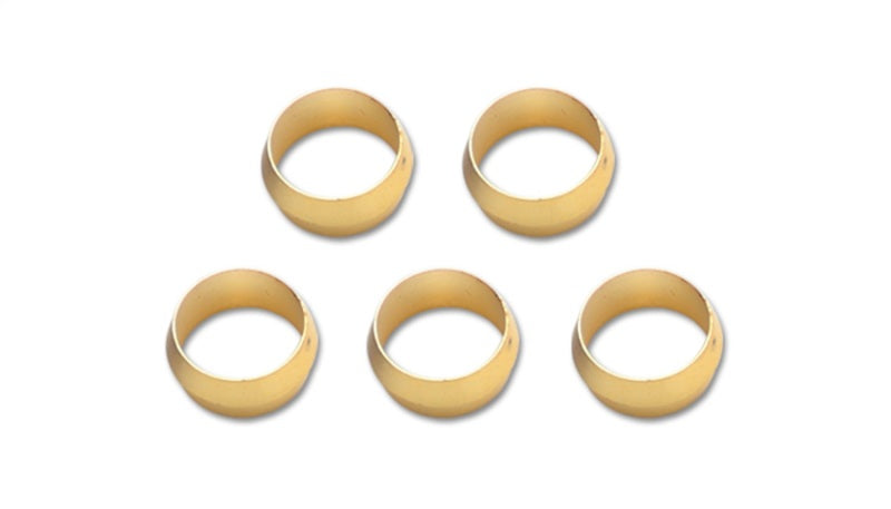 Vibrant 16465 Brass Olive Inserts 5/16in - Pack of 5