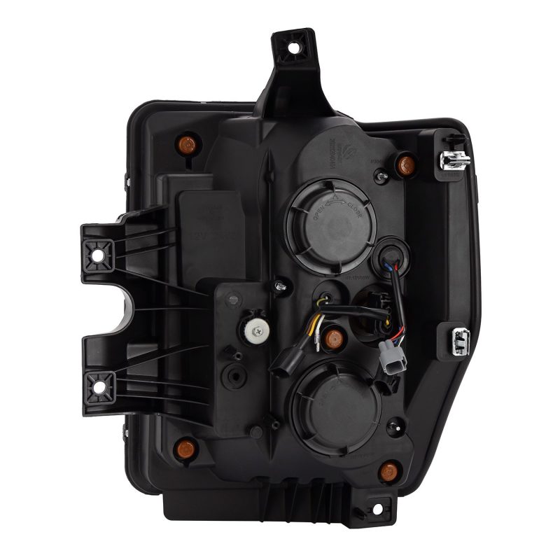 AlphaRex 880308 fits Ford 08-10 F250-550 PRO-Series Projector headlights Black