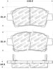 Stoptech 308.0822 Street Touring 00-05 Spyder MR2 / 00 Celica GT Front Brake Pads
