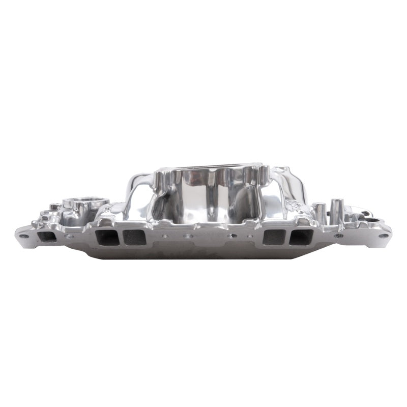 Edelbrock 26011 fits SBC Perf Air Gap Manifold Polished