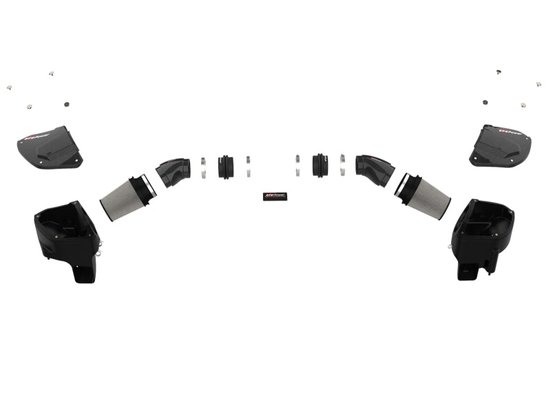 AFE 58-10005D Series Stage-2 Carbon Fiber Cold Air Intake System w/ Pro DRY S M