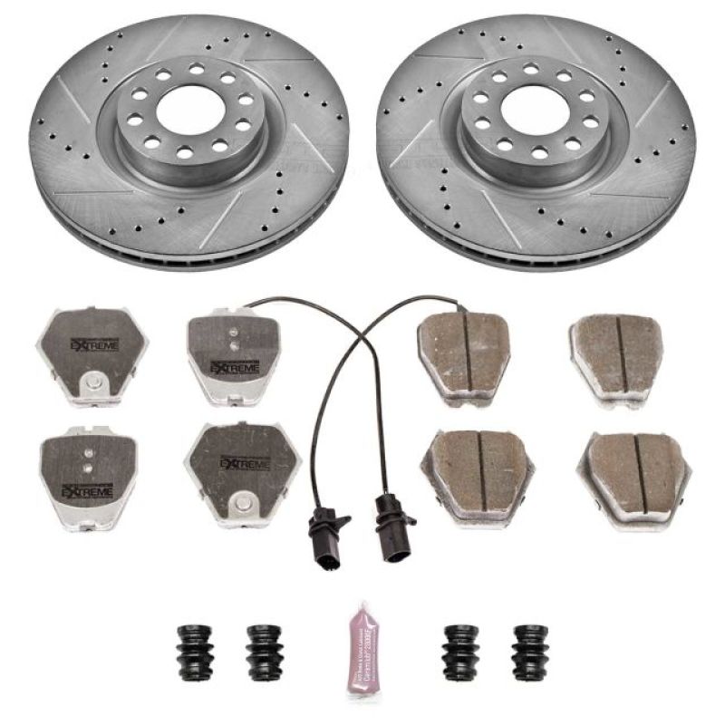 PowerStop K948-26 00-04 fits Audi A6 Quattro Front Z26 Street Warrior Brake Kit
